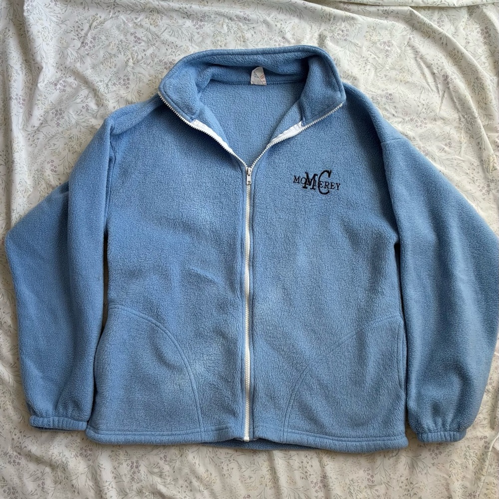blue fleece